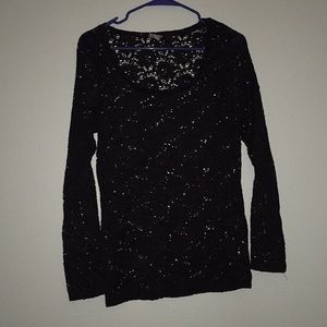 Vanity long sleeve lace tee